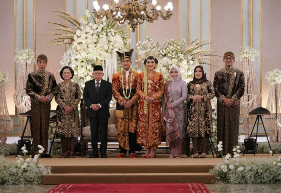 Detail pernikahan Kaesang dan Erina