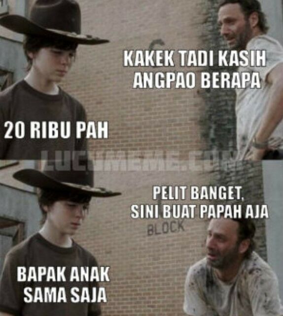 Dikasih ke orang tua