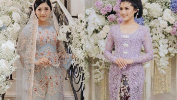 Inspirasi Kebaya Lamaran Erina Gudono, Cocok Buat Kamu yang Suka Warna Kalem