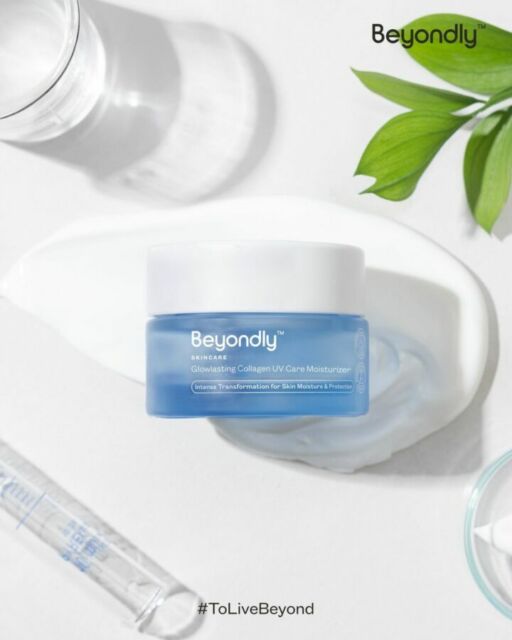 Beyondly Glowlasting Collagen UV Care Moisturizer | Credit @beyondlyofficial on Instagram