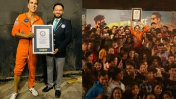 Akshay Kumar Cetak Rekor Dunia 184 Foto Selfie Terbanyak Dalam Waktu 3 Menit
