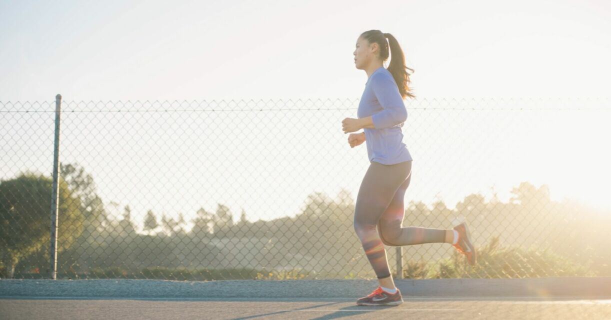 Jogging olahraga pagi hari