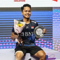 Anthony Sinisuka Ginting Juarai Singapura Open 2023