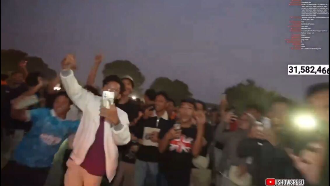 Kunjungan IShowSpeed di Jogja Jadi Trending 
