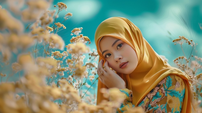 9 Warna Jilbab yang Cocok untuk Baju Kuning Mustard