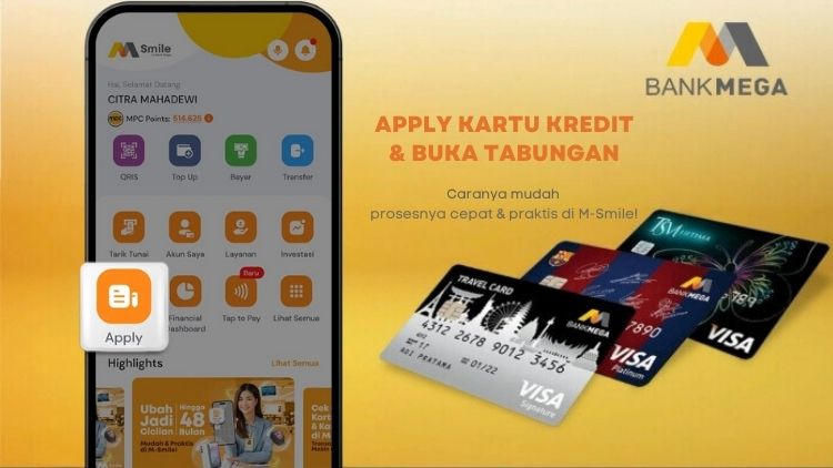 Gak Lama, Apply Kartu Kredit Bank Mega Secara Online, Proses Approval Cuma 5 Menit