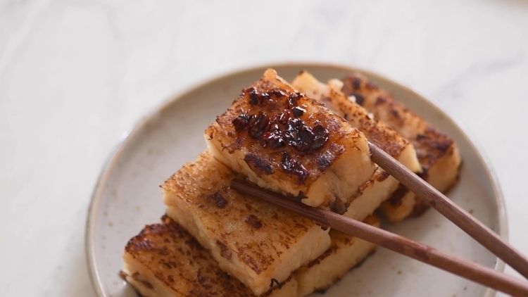 Inspirasi makanan saat imlek: Turnip cake