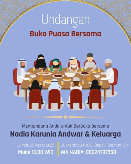10 Contoh Undangan Buka Bersama via WA, Resmi, Bahasa Inggris, dll