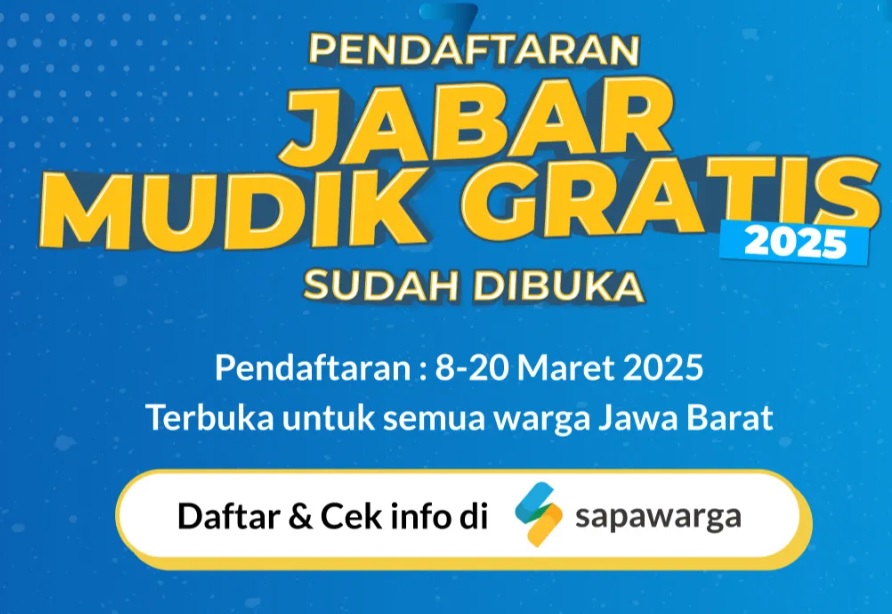 Mudik Gratis Pemprov Jabar 2025, Ini Syarat dan Caranya! 3 Mudik Gratis Pemprov Jabar 2025, Ini Syarat dan Caranya!