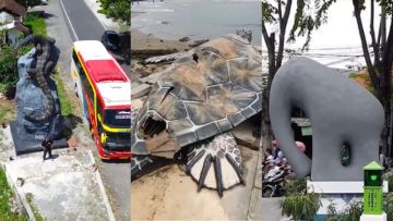 Tugu Biawak Wonosobo Viral! Ini Daftar Tugu Unik di Indonesia yang Terkenal