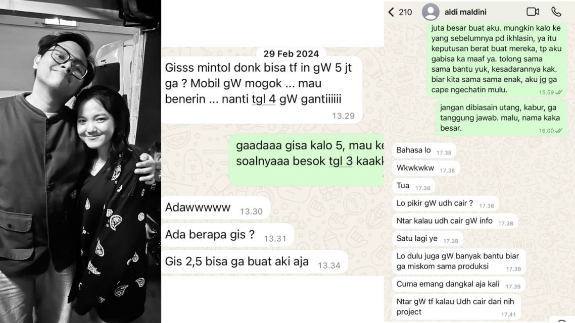 Aldy Maldini di duga Menipu Fans