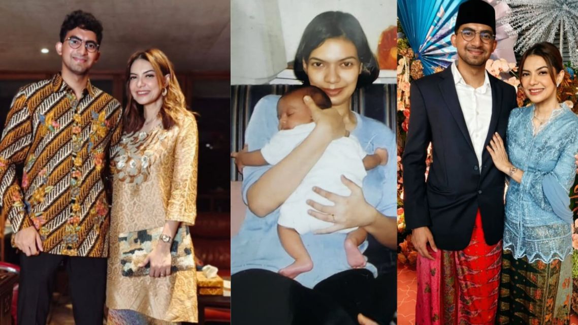Najwa shihab dengan anaknya