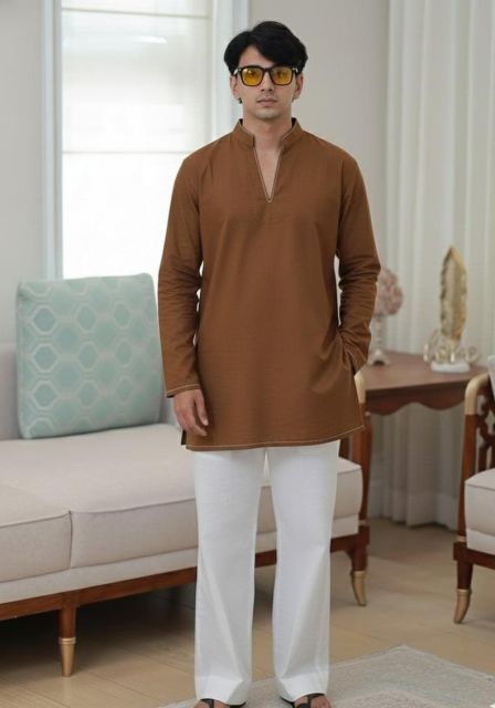 7 Inspirasi Outfit Bukber Pria yang Stylish & Nyaman 9 kurta modern
