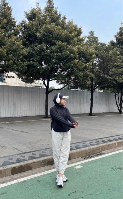 outfit buat jogging cewek hijab