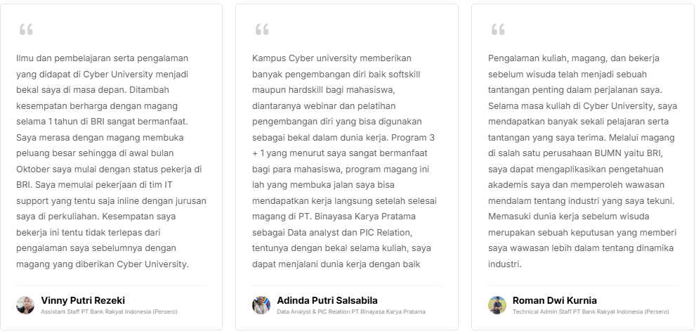 Cyber University Buka Penerimaan Mahasiswa Baru, Tawarkan Kurikulum Berbasis Industri
