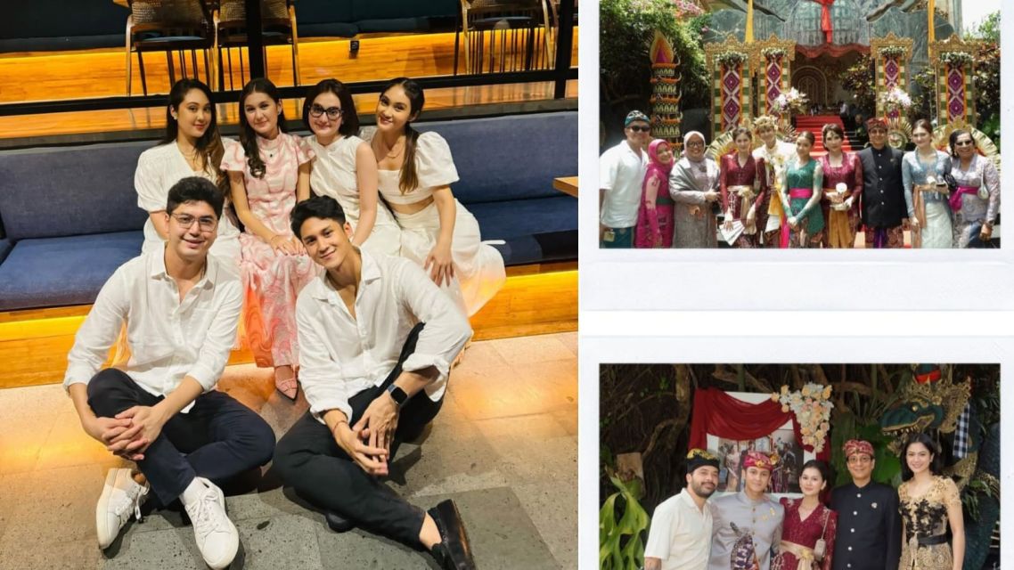 Zoe &Antonio dengan keluarga masing-masing