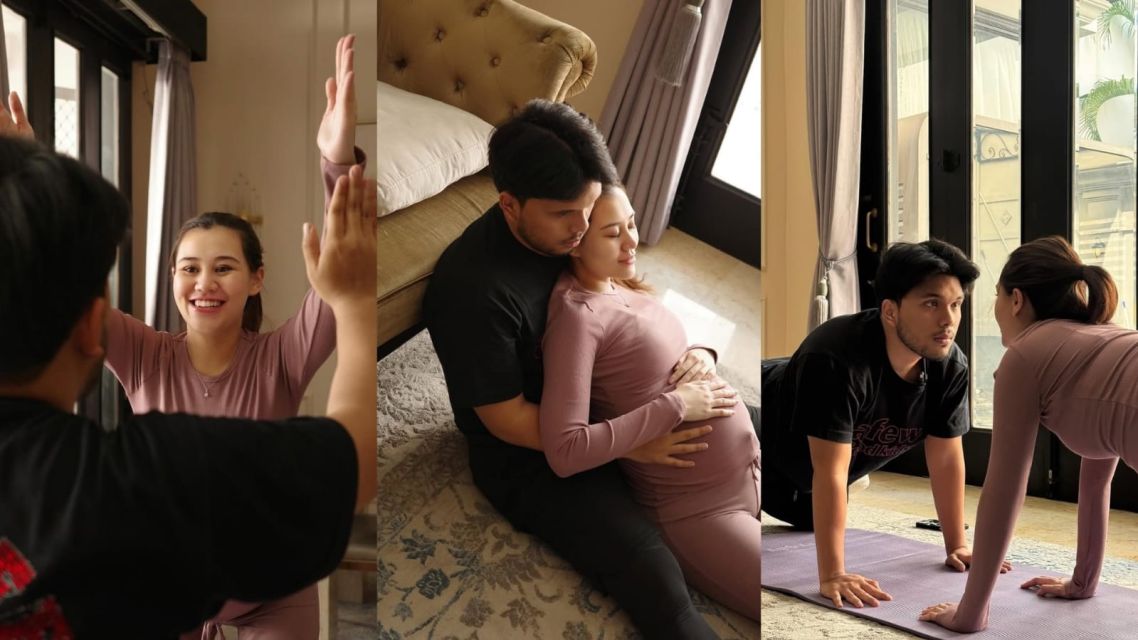 Thoriq Aaliyah resmi jadi orangtua-prenatal yoga