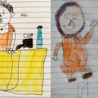 7 Hasil Gambar Anak SD waktu Pelajaran Seni Rupa yang Bikin Ngakak Brutal!