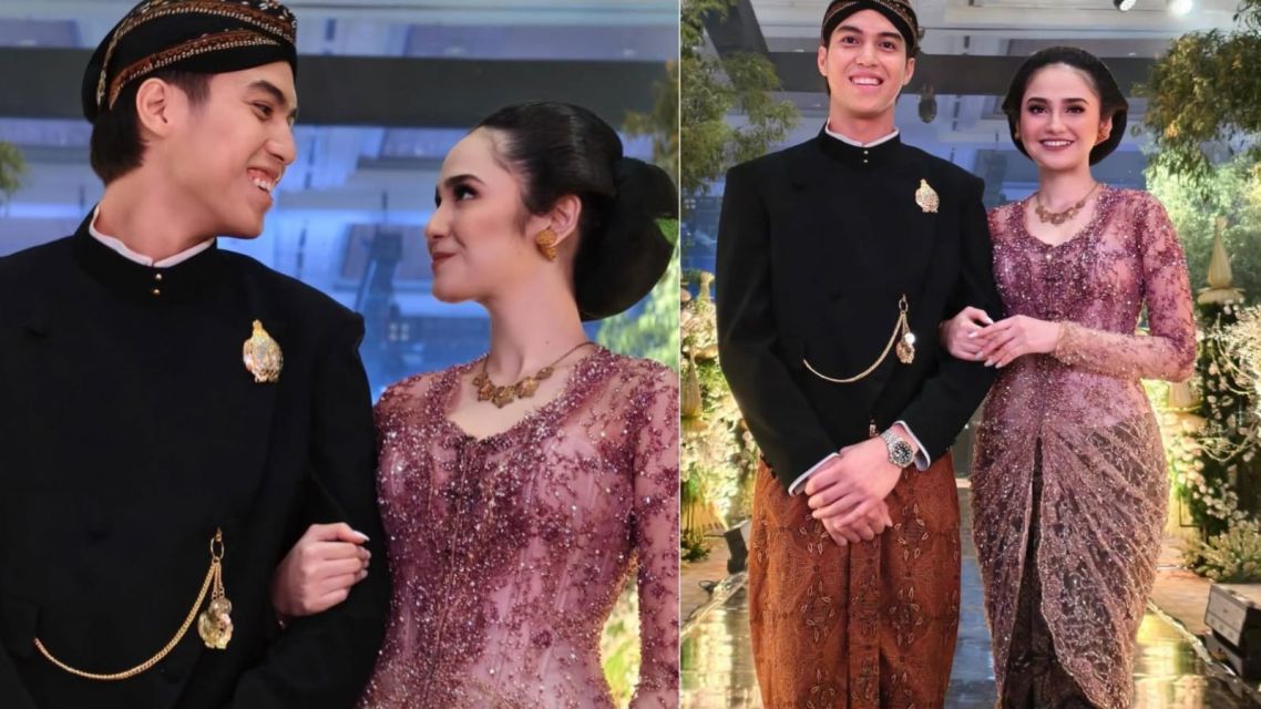 Momen romantis El Rumi dan Syifa Hadju di ngundu mantu al & Alysa