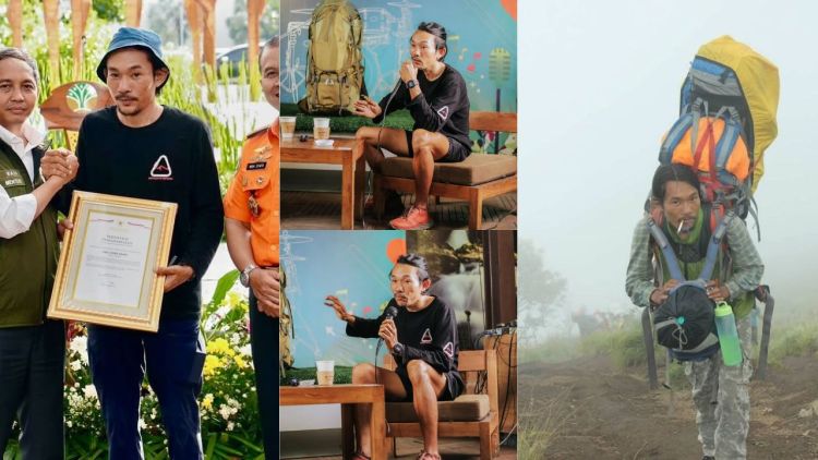 Sosok Agam Rinjani, Guide Rinjani yang Viral Usai Bantu Evakuasi Juliana Marins