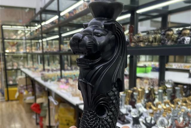 miniatur patung merlion