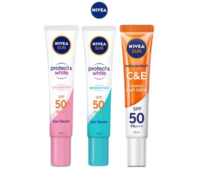 nivea sun face serum oil control spf 50+