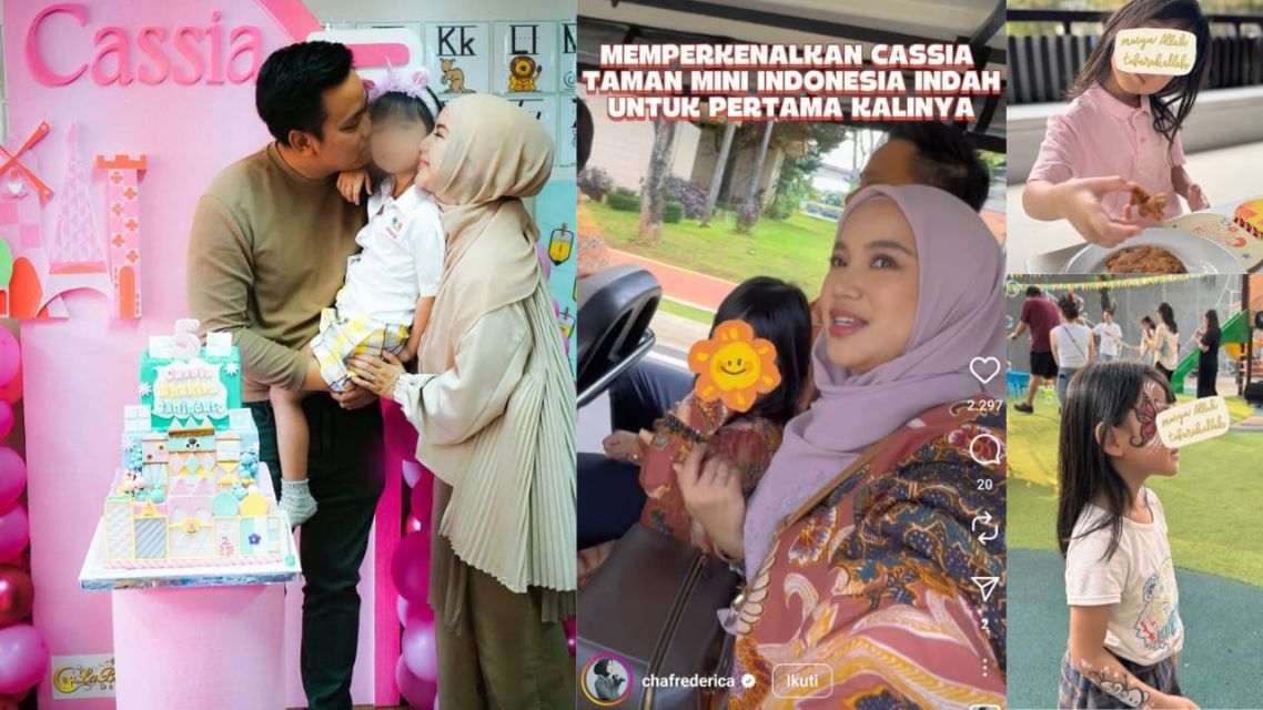 Artis Konsisten Sembunyikan Wajah Anak-Chacha Frederica