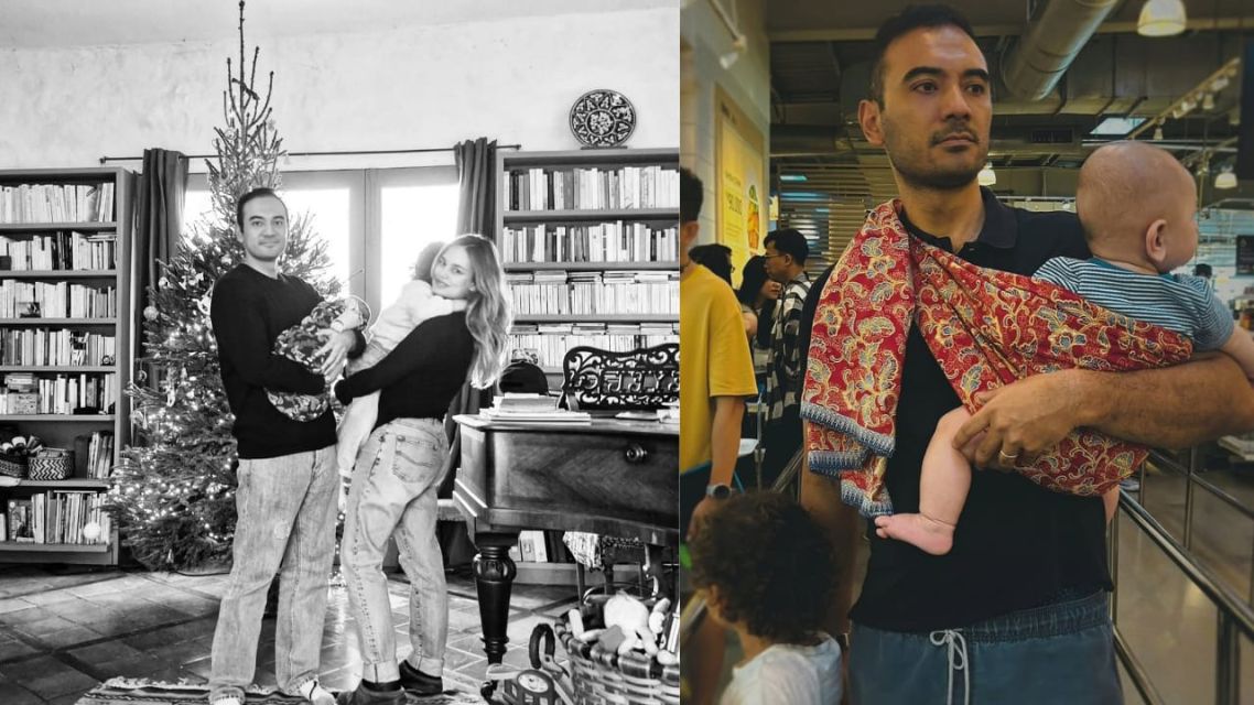 Artis Konsisten Sembunyikan Wajah Anak-ario bayu