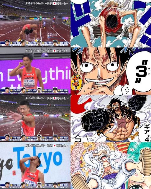 japan 4x100 relay team