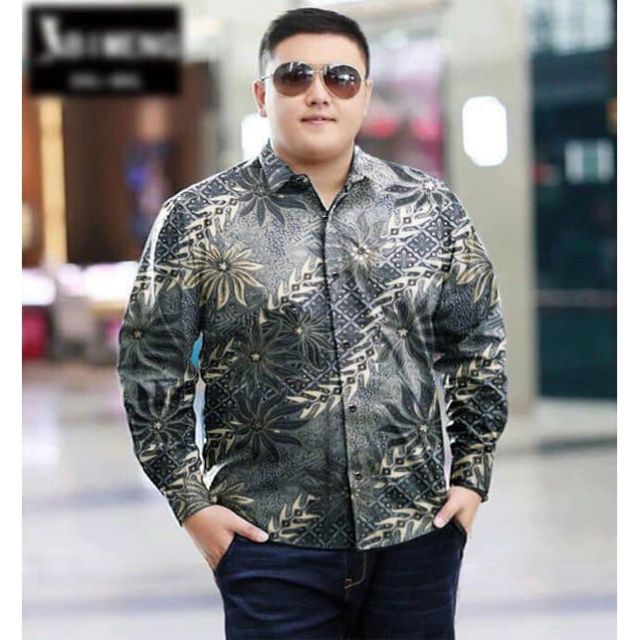kemeja batik pria jumbo
