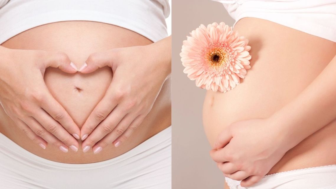 mitos seputar kehamilan-bentuk perut