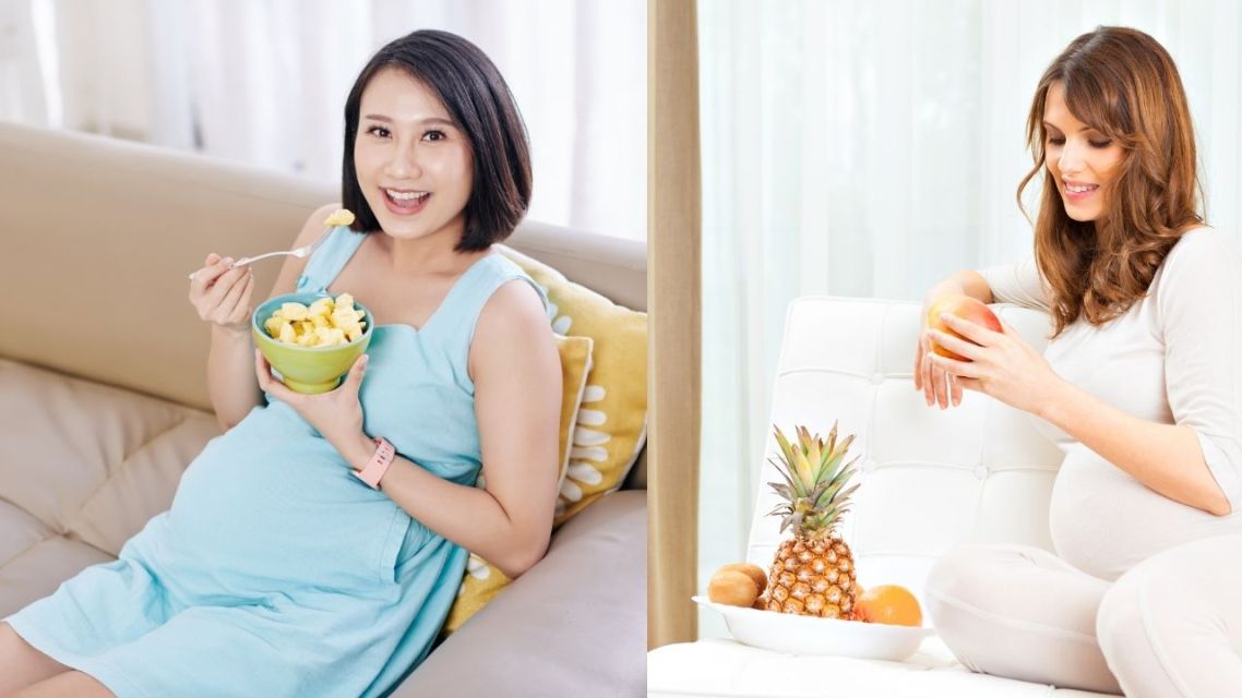 mitos seputar kehamilan-konsumsi nanas