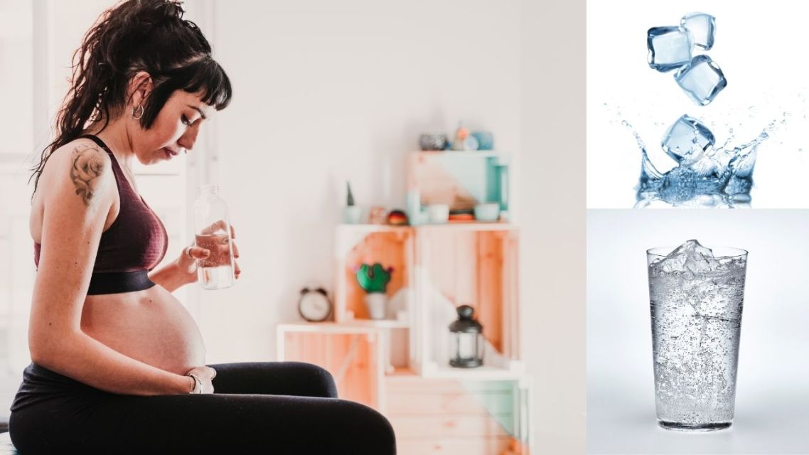 mitos seputar kehamilan-minum es