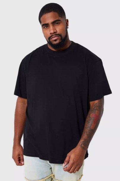 t shirt loose fit untuk pria gemuk