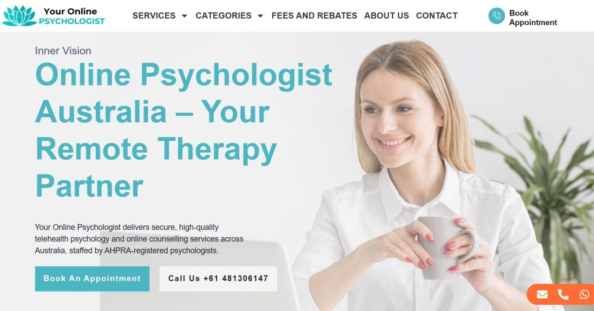 Your Online Psychologist adalah salah satu platform psikolog terbaik di Australia