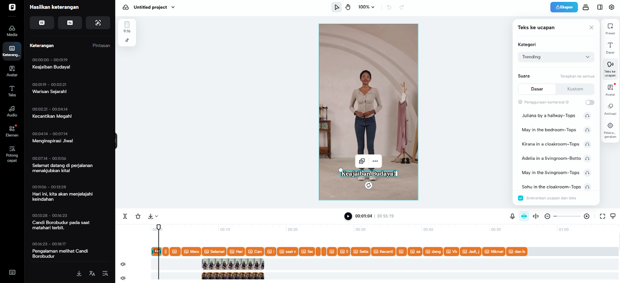 Hemat Waktu Berjam-Jam selama Rekaman dengan AI Voice Generator yang Bekerja Cepat! 14