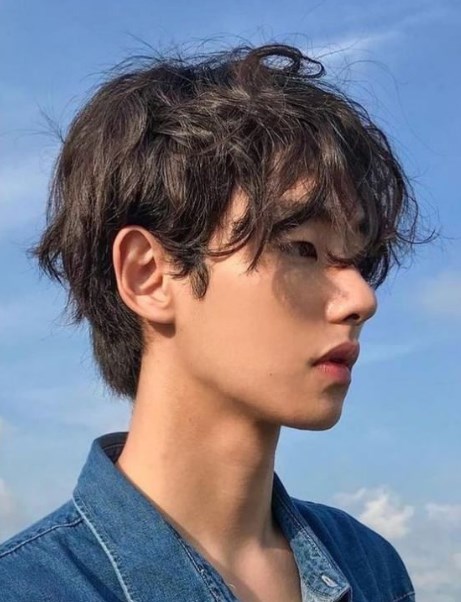 messy textured haircut