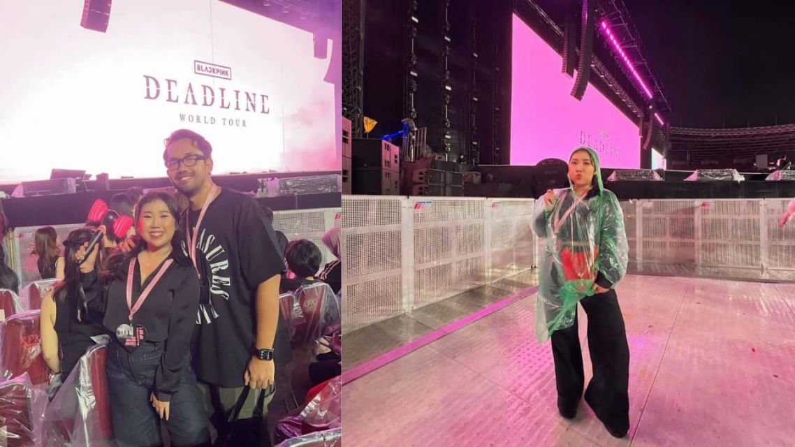 Adu outfit seleb di Konser BLACKPINK WORLD TOUR-Kiki Saputri