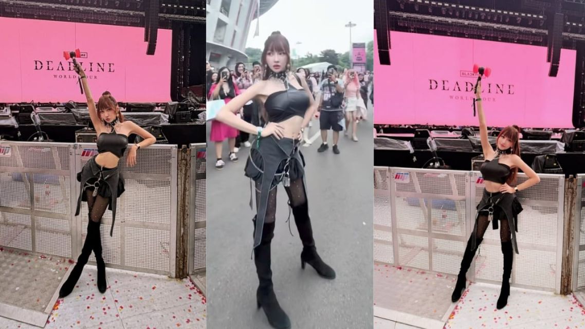 Adu outfit seleb di Konser BLACKPINK WORLD TOUR-Lucintaluna
