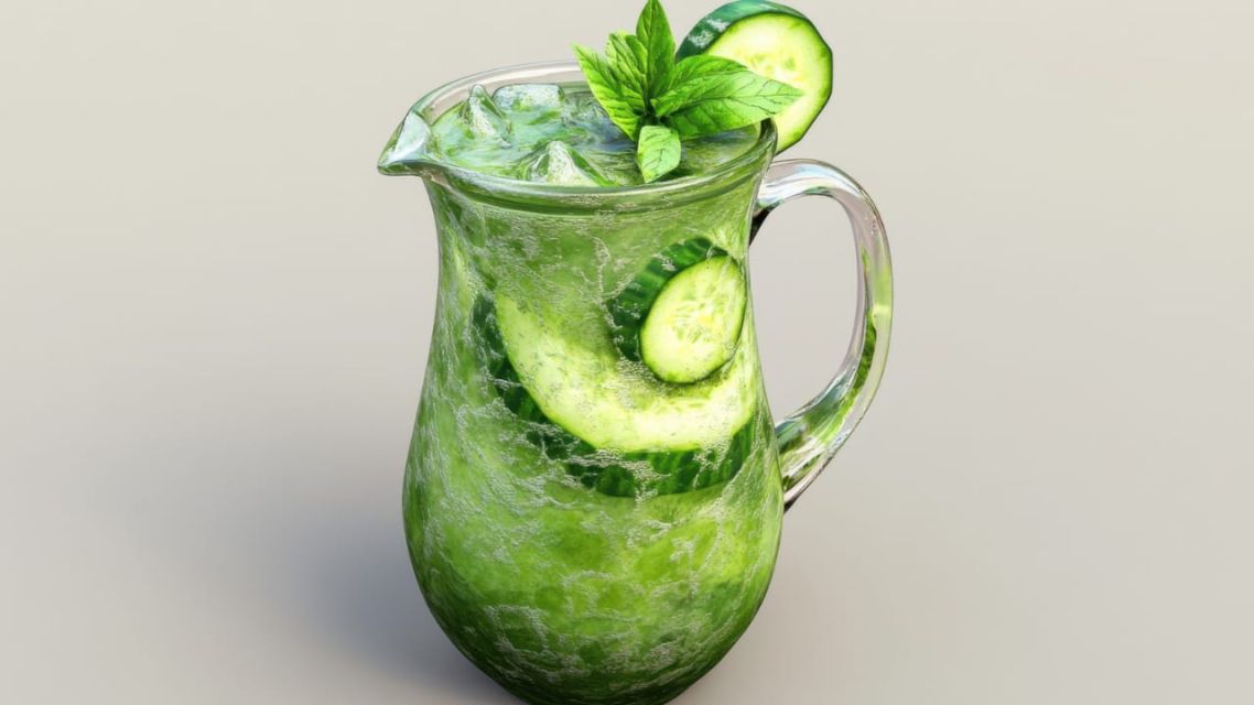 8 Ramuan Minuman Herbal Penurun Berat Badan yang Efektif & Aman untuk Perut Lebih Ramping 21 infused water mentimun mint