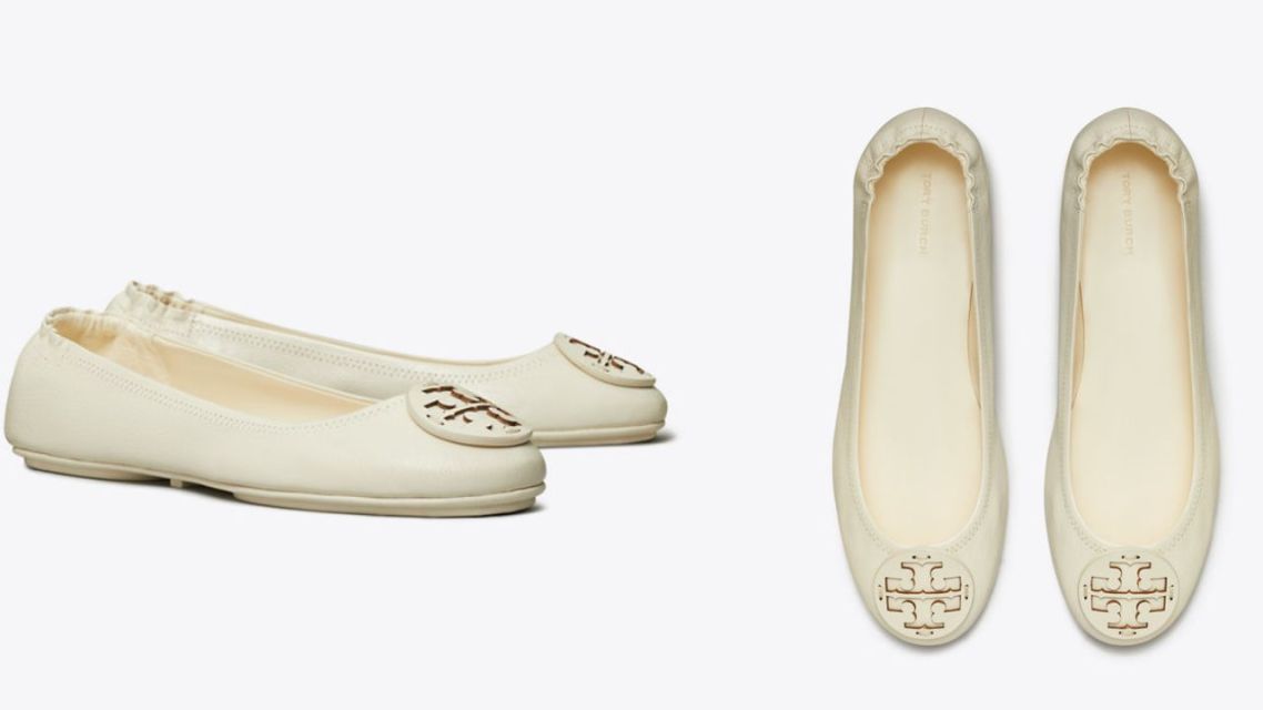 Tory Burch Minnie Travel Ballet With Leather Logo
