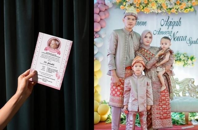 12 Contoh Undangan Aqiqah dan Cara Membuatnya