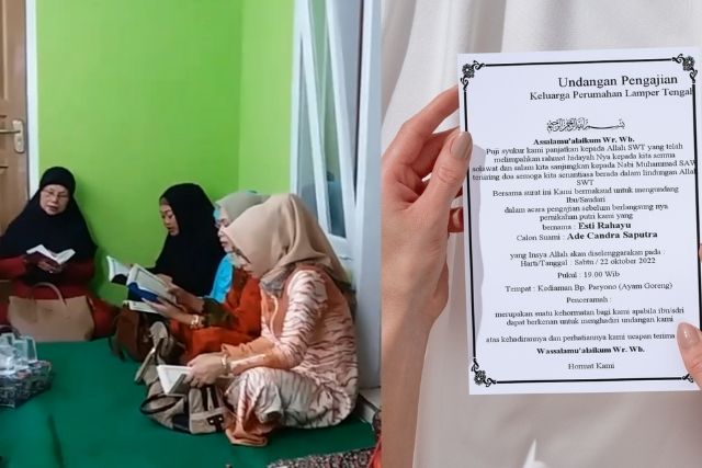contoh surat undangan pengajian ibu ibu