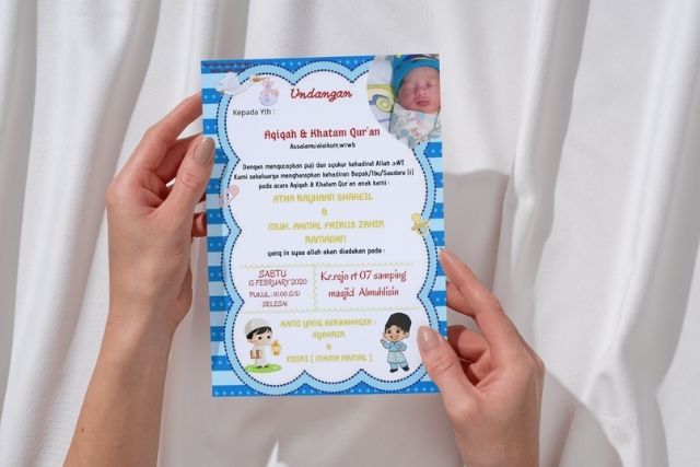 contoh undangan aqiqah anak laki