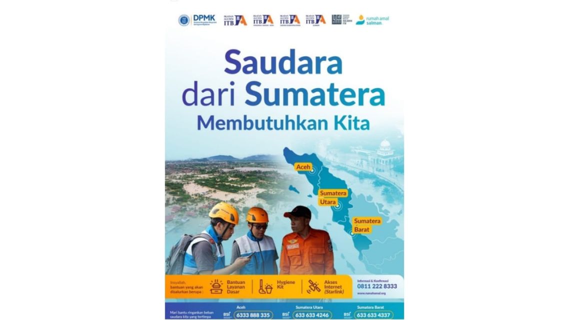 Lembaga Terpercaya Donasi Sumatra Darurat Bencana: 13 Rekomendasi Paling Kredibel untuk Berdonasi dan Terbukti Menyalurkan Bantuan 22 ITB