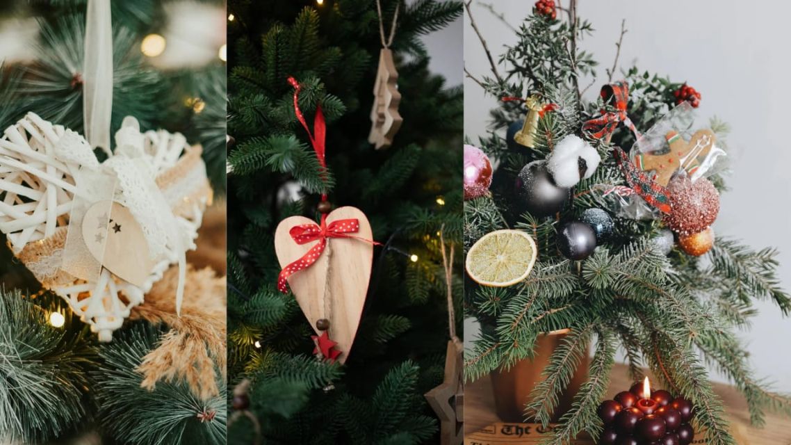 Hiasan Pohon Natal Campuran Tekstur (Mix Texture Tree)