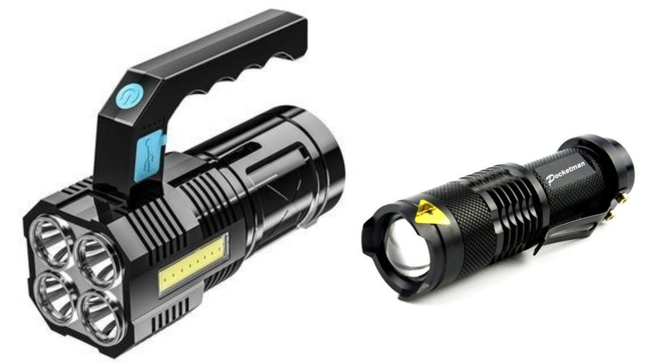 14 Pilihan Lampu Darurat, Solusi Tepat Saat Listrik Padam Mendadak 20 . Senter LED Baterai