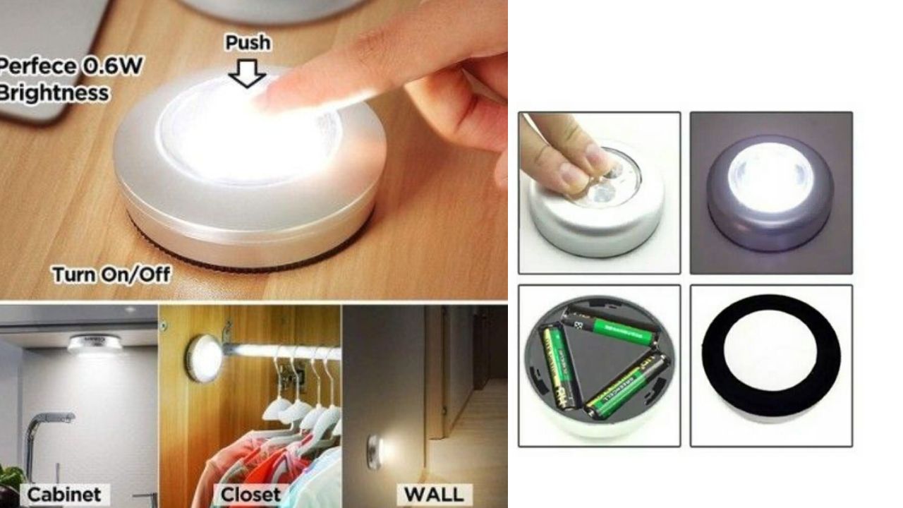 14 Pilihan Lampu Darurat, Solusi Tepat Saat Listrik Padam Mendadak 22 Lampu LED Baterai Tempel