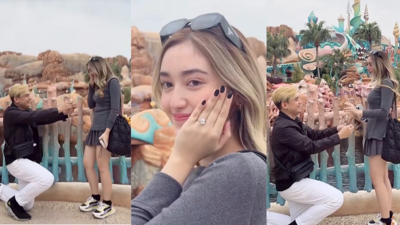 Resmi Menikah: 10 Momen Cinta Ranty Maria dan Rayn Wijaya Dari Cinta Tumbuh di Lokasi hingga Janji Sehidup Semati 15 Lamaran di Disneyland Tokyo Sesuai Impian Ranty