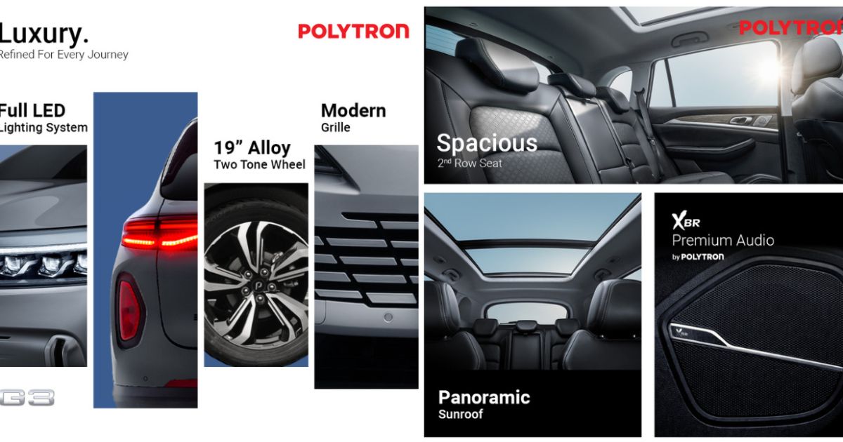 Hadirkan G3 dan G3+, Simak Spesifikasi Lengkap Mobil Listrik Pertama Polytron! 6